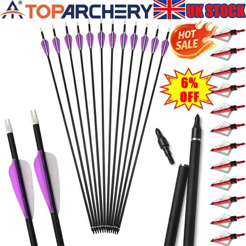 12pcs archery carbon - archery, 32''
