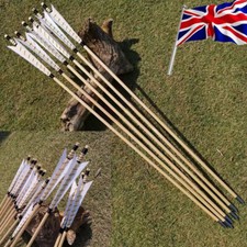 12pcs 32" Wooden Arrows