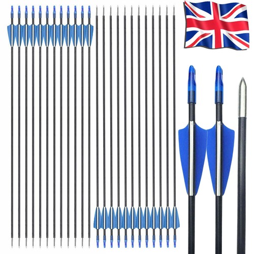 24x archery arrows fibreglass - 24x,