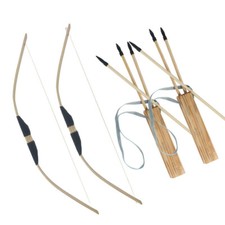Handmade Wood Bow and Arrow